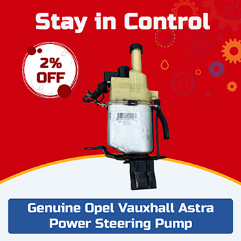 Genuine Opel Vauxhall Astra Power Steering Pump with Bracket, Cap, Hose & Wire Harness | OE# 12345 | 100% Direct Fit