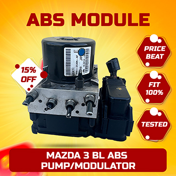 Mazda 3 BL ABS Pump/Modulator with DSC P/N 8V612C405AG | 04/09-10/13 | Genuine Replacement, Low Mileage